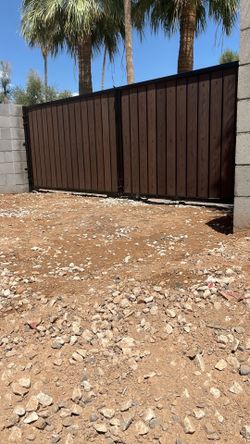 Royal Walnut Rv Gate