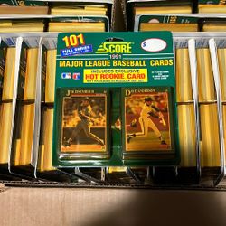 1991 “Score” Major League Baseball Cards 