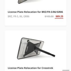 License Plate Relocation