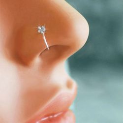Arete De Flor Para La Nariz