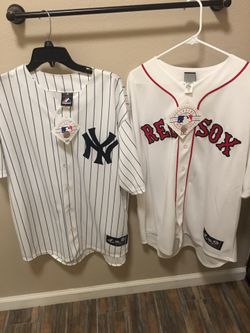 Majestic Brand New Baseball Jerseys Boston & NYm