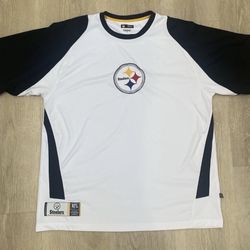 Men’s Pittsburgh Steelers NFL Performance White Shirt Large