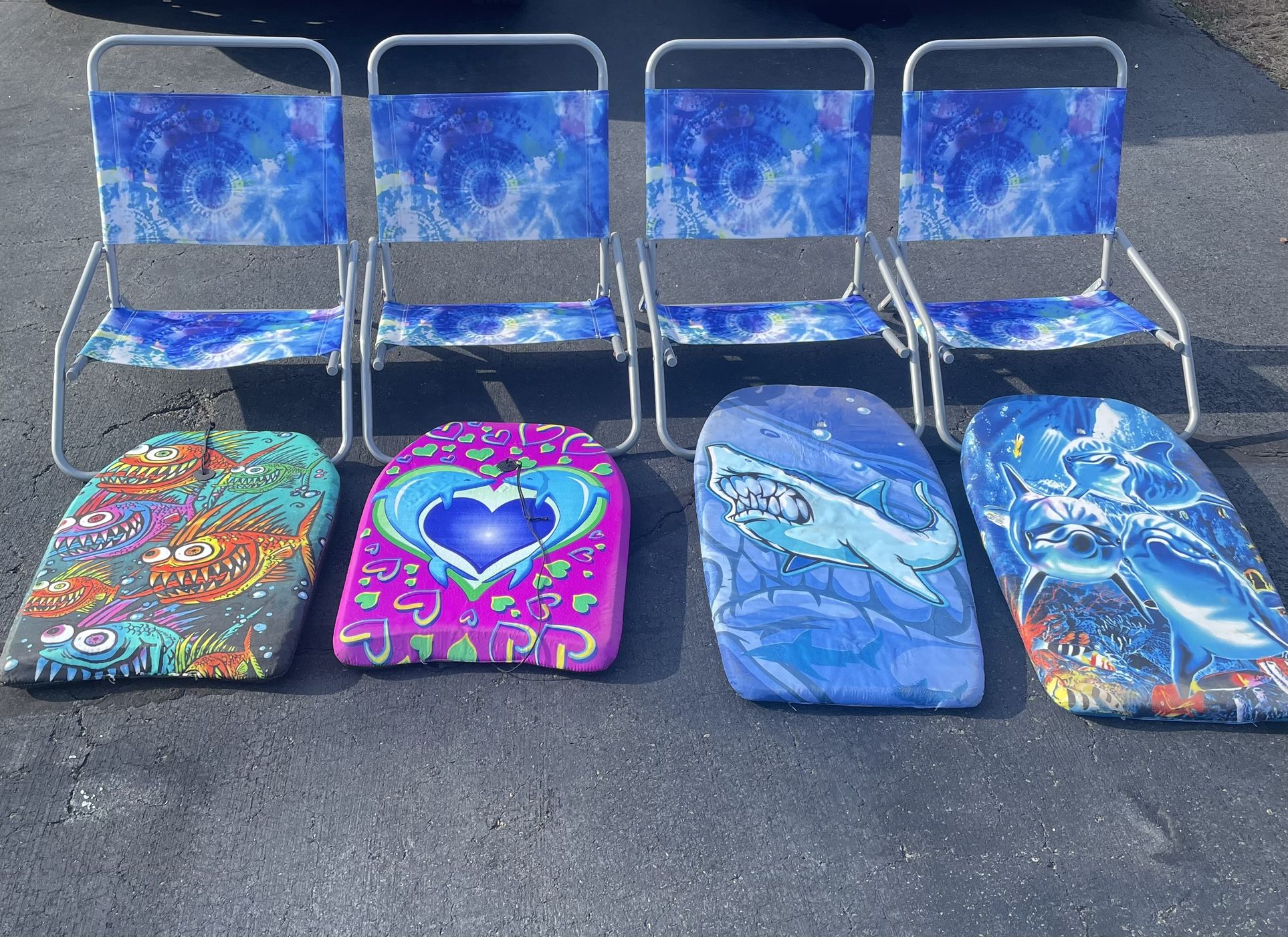 Beach Chairs and Boogie Boards