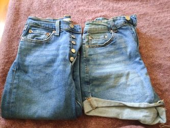 Levi jeans and Indigo Rein shorts