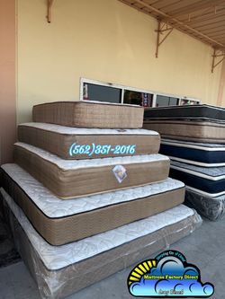Lesly Queen size mattress and Boxspring bed set Colchon y tambor nuevo
