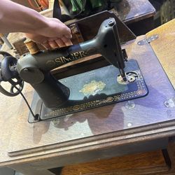 antique sewing machine