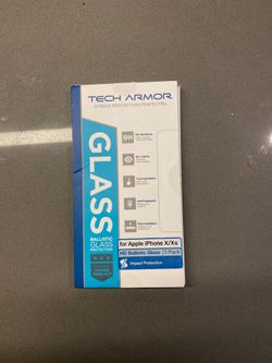 Tech Armor Ballistic Glass Screen Protector for Apple iPhone 11 Pro/iPhone Xs/iPhone X - Case-Friendly Tempered Glass [3-Pack], Haptic Touch Accurate