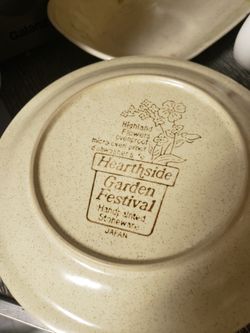 Heartside Garden Festival Plates