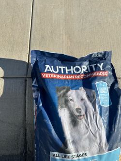 Authority dog food