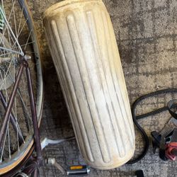 24” White Boat Buoy – Marine Dock Float / Mooring Marker Heavy Duty