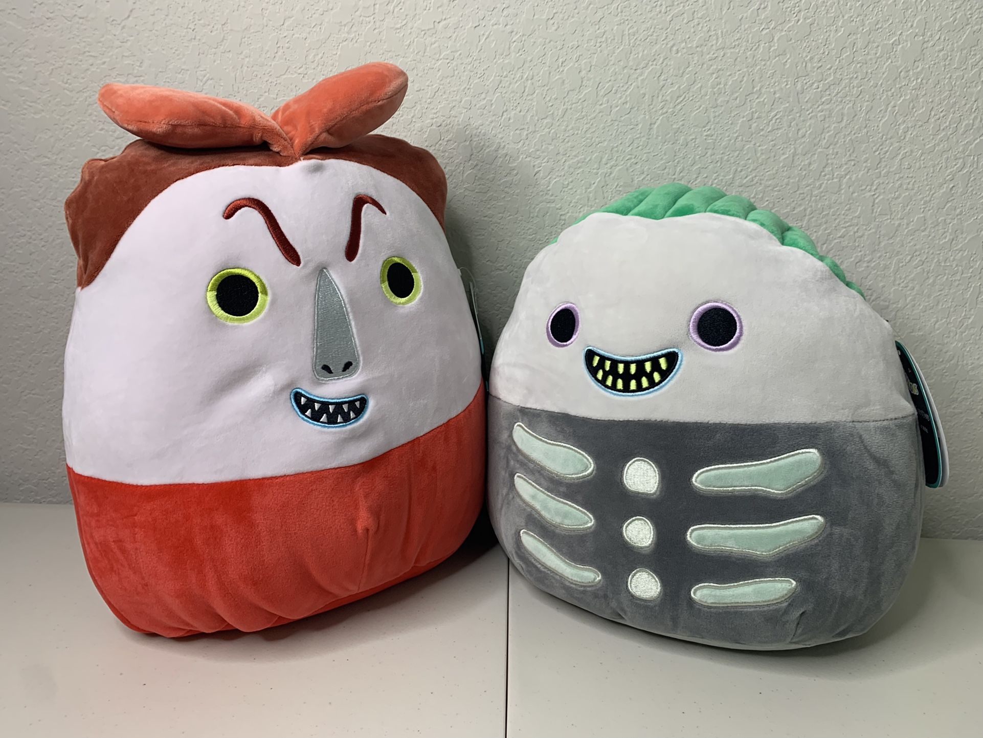 SquishMallows Disney The Nightmare Before Christmas LOT OF 2 - Barrel And Lock 