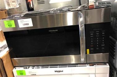 Brand New Frigidaire Gallery 1.5 cu. ft. Over the Range Convection Microwave in Smudge-Proof Stainless Steel 335T