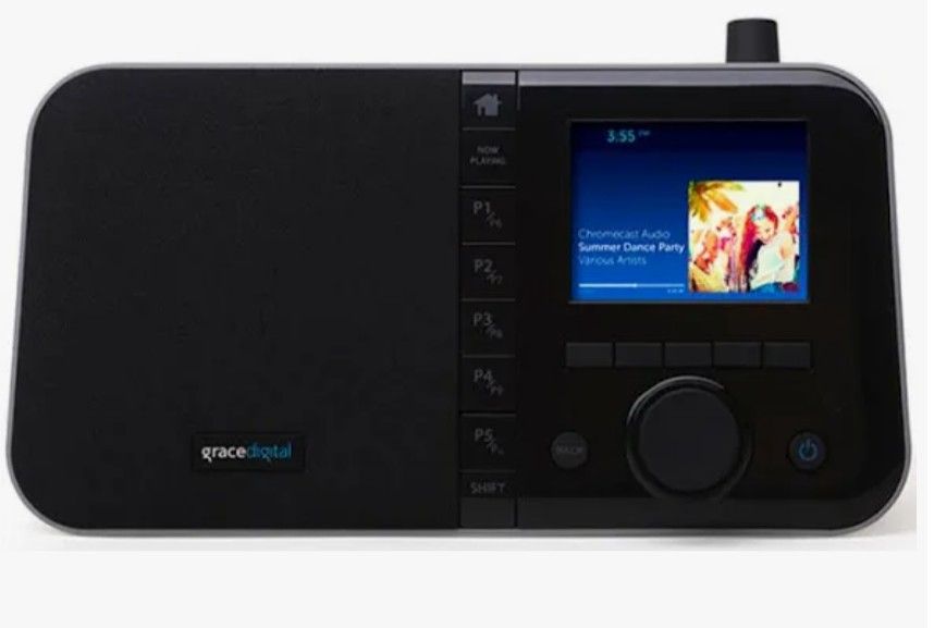 Grace Digital Mondo + Wireless Smart Speaker & Internet Radio