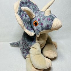 12” Wild Republic Triceratops Dinosaur Plush