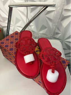 Red Tory Burch women size 7