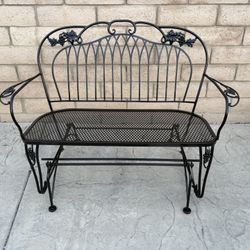 Glider Patio Bench 