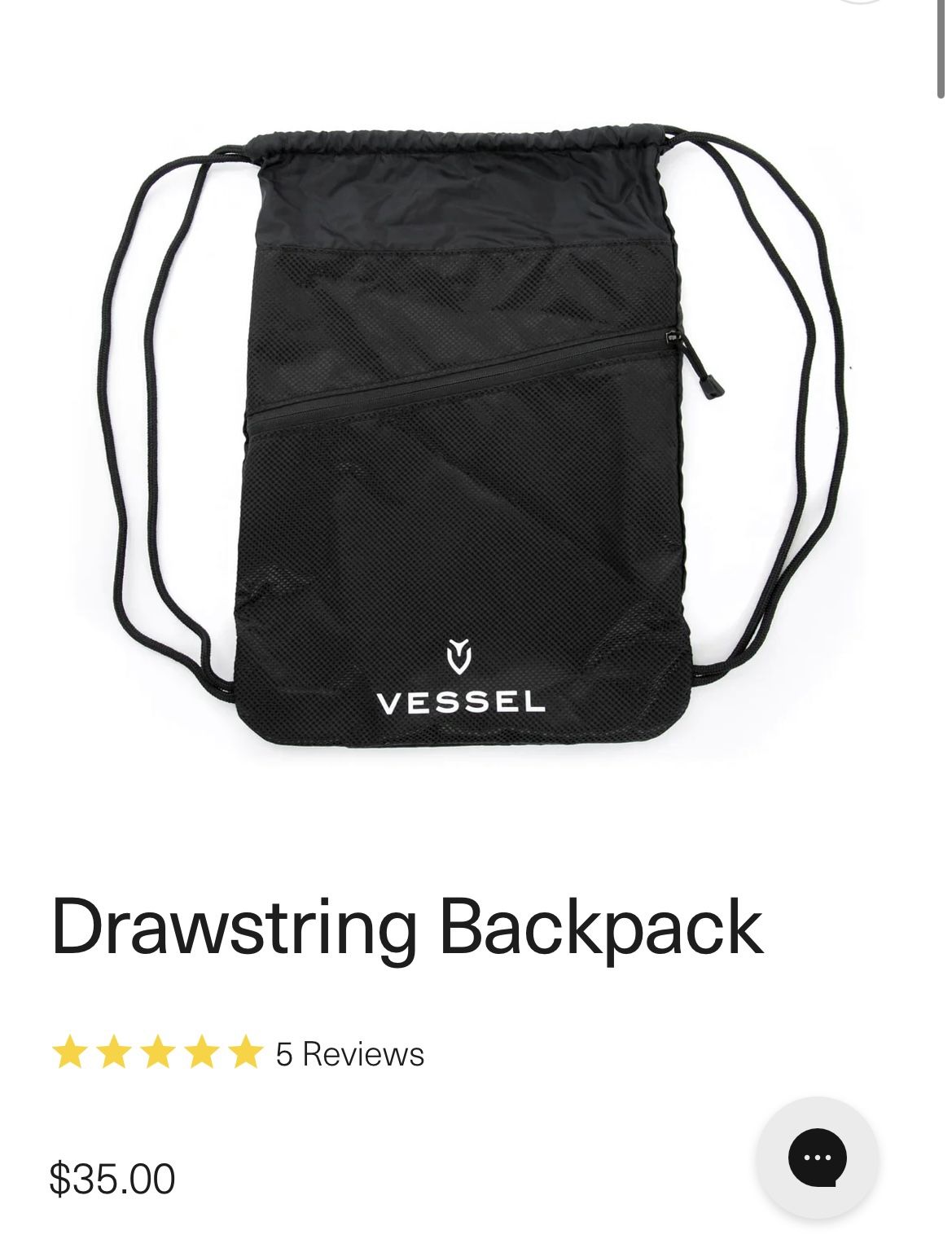 New Vessel String Backpack
