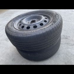 2 — 185/60r14 4x100 4x3.94 Stock Scion Xa Xb Ia Echo Corolla Miata Wheels Rims Tires!