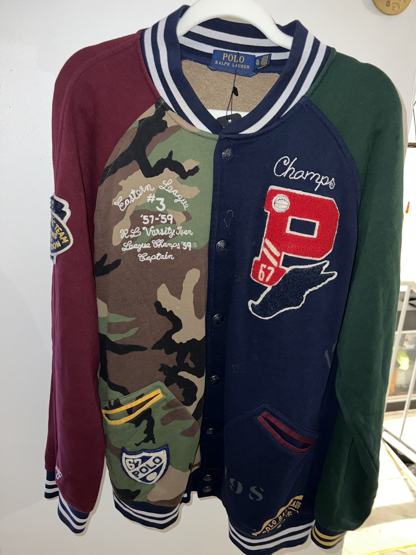 POLO Lion Camo Champs Sweater-SALE!!