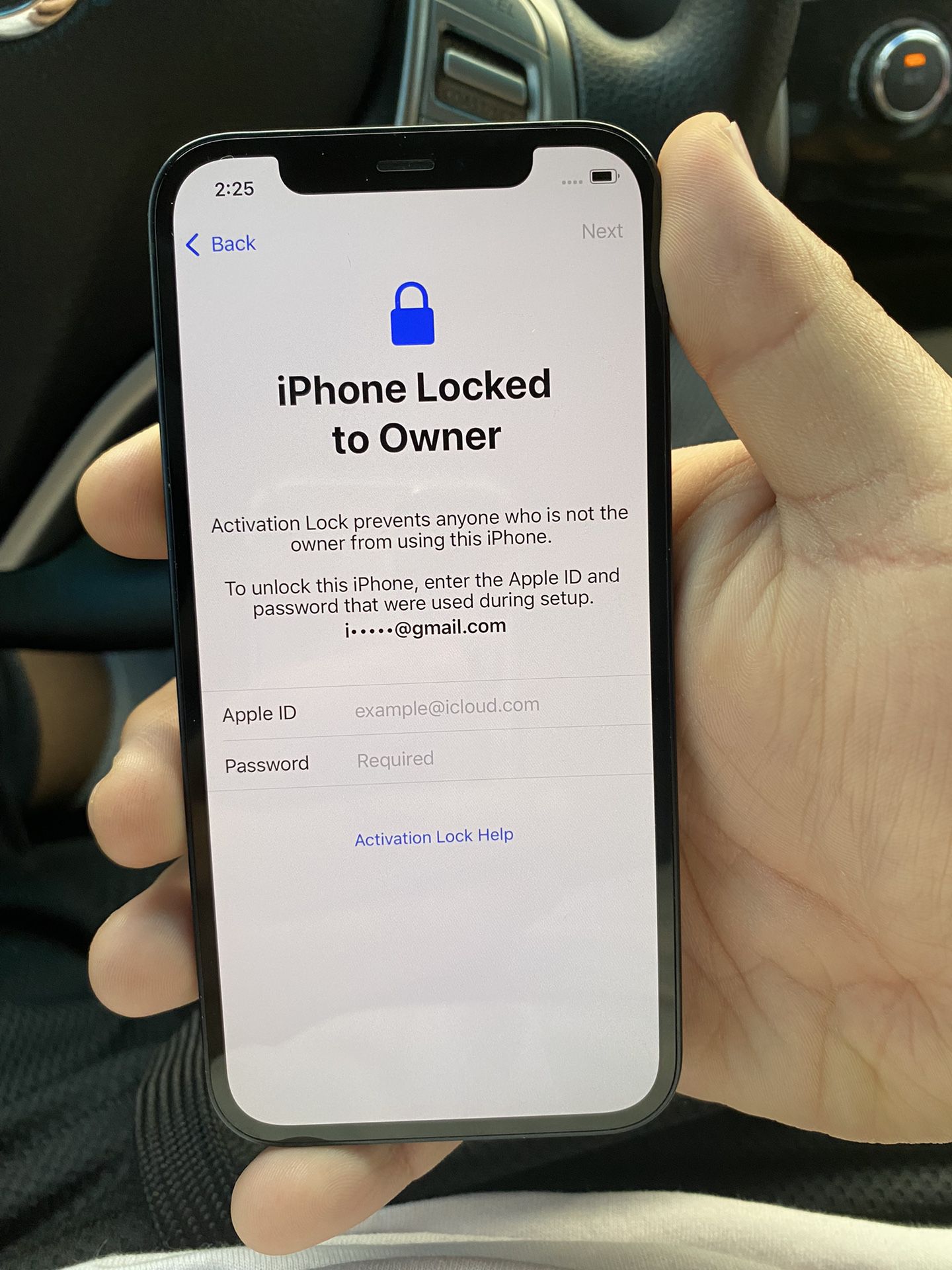 iPhone 12 iCloud Locked