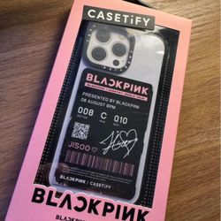 BLACKPINK x CASETiFY Co-Lab - JISOO signature case for iPhone 13 Pro