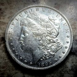 1895-O Key Date Morgan Dollar High Grade AU Details With Lots of Luster!!