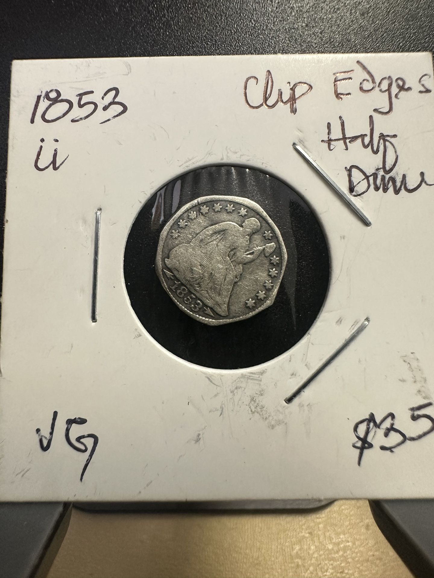 1853 Half Dime