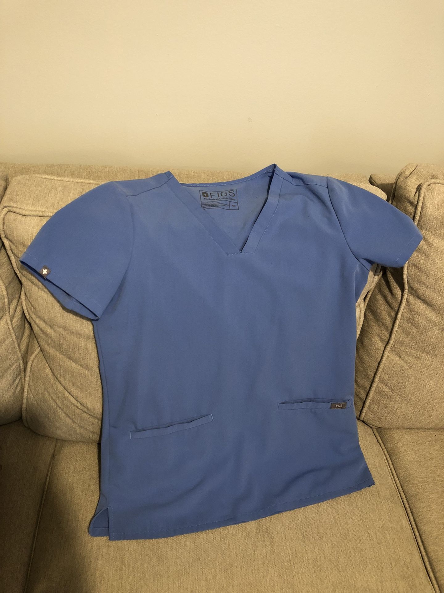 FIGS CEIL BLUE SCRUBS