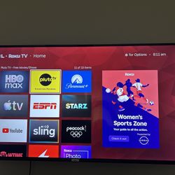 TCL Roku 55inch Tv