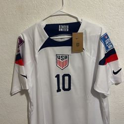 USA Pulisic #10 Soccer Jersey 2(2XL 5/1
