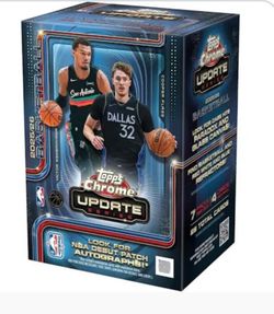 NBA chrome update blaster box factory sealed brand new 2025-2026