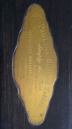 ProLine Billiard Tables
Altamonte Billiard Factory, Inc.
"Simply the Best"