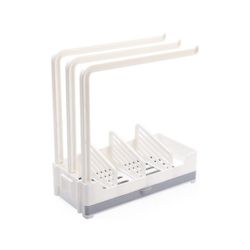 Thick Kitchen Vertical Rag Drain Rack Household Sponge Scrub Dish Cloth Sink Storage Rack Rag Rack