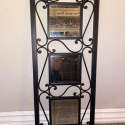 Mirror W/Metal Frame
