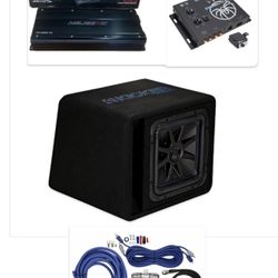 NEW BASS PACKAGE KICKER L7s 12” INSTALLED