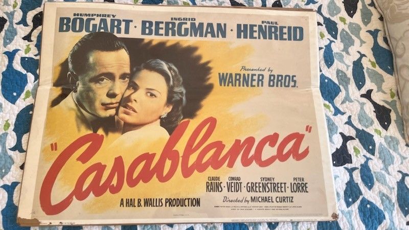 CASABLANCA VINTAGE POSTER
