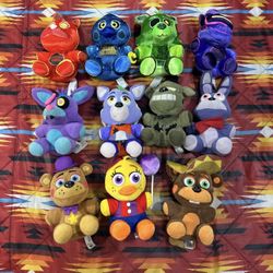 FNAF Funko Five Nights At Freddy's Plush Lot of 11 Variety Plush