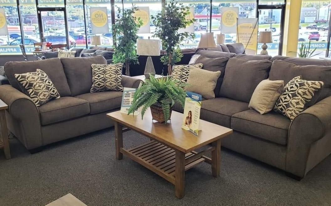 Nesso Walnut Living Room Set Sofa, loveseat & couch & sectional) ask price
