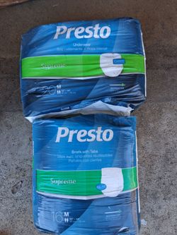 !! 2 Packs Adult Diapers Size Medium