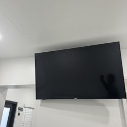 TV & Full Mattress With Bed Frame