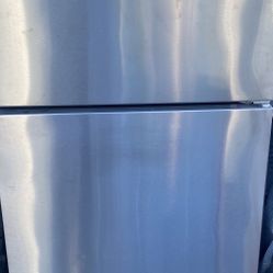 Whirlpool Stainless Fridge And  Whirlpool Oven 