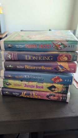 Classic Disney VHS movies