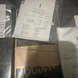 Perfume with receipt