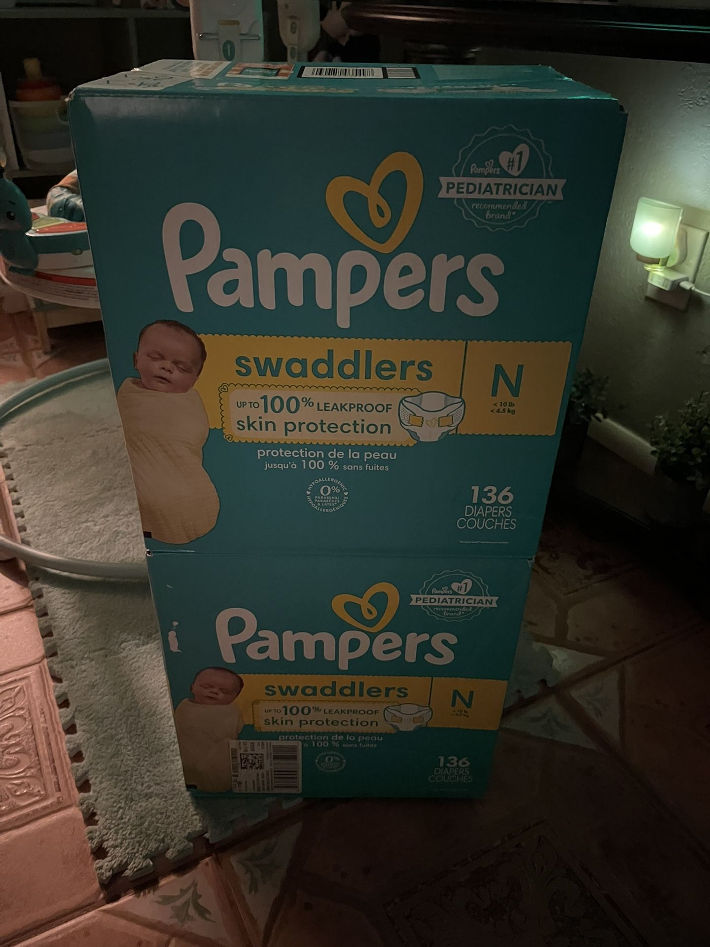 Newborn Pampers Swaddlers