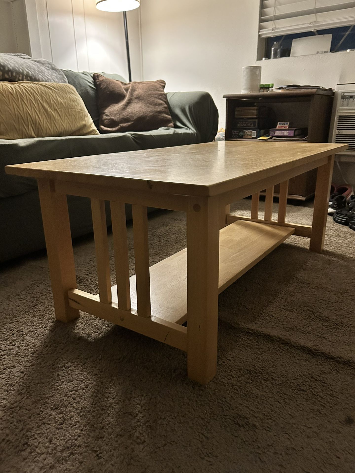 Light Wood Coffee Table