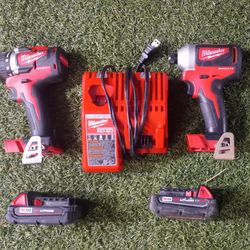 Milwaukee M18 Brushless Combo Kit complete $130