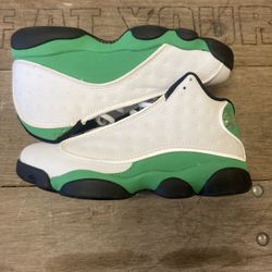 Air Jordan 13 Lucky Green Size 8 And A Half New 