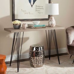 Oak Wood Entryway Table