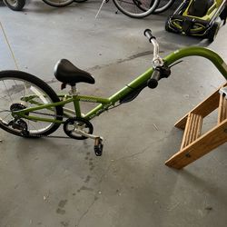 Green Burley Piccolo Trailercycle 