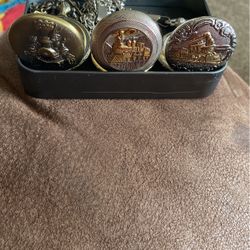 3 Pocket Watches 